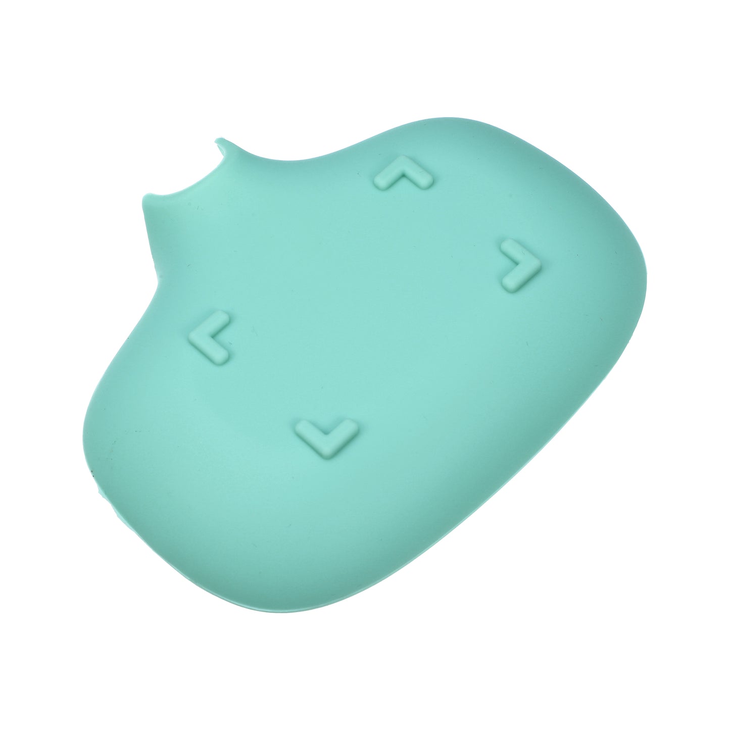 Jabonera de silicona con escurridor, bandeja para jabón de baño y cocina, 14,5 x 11,3 cm, color verde