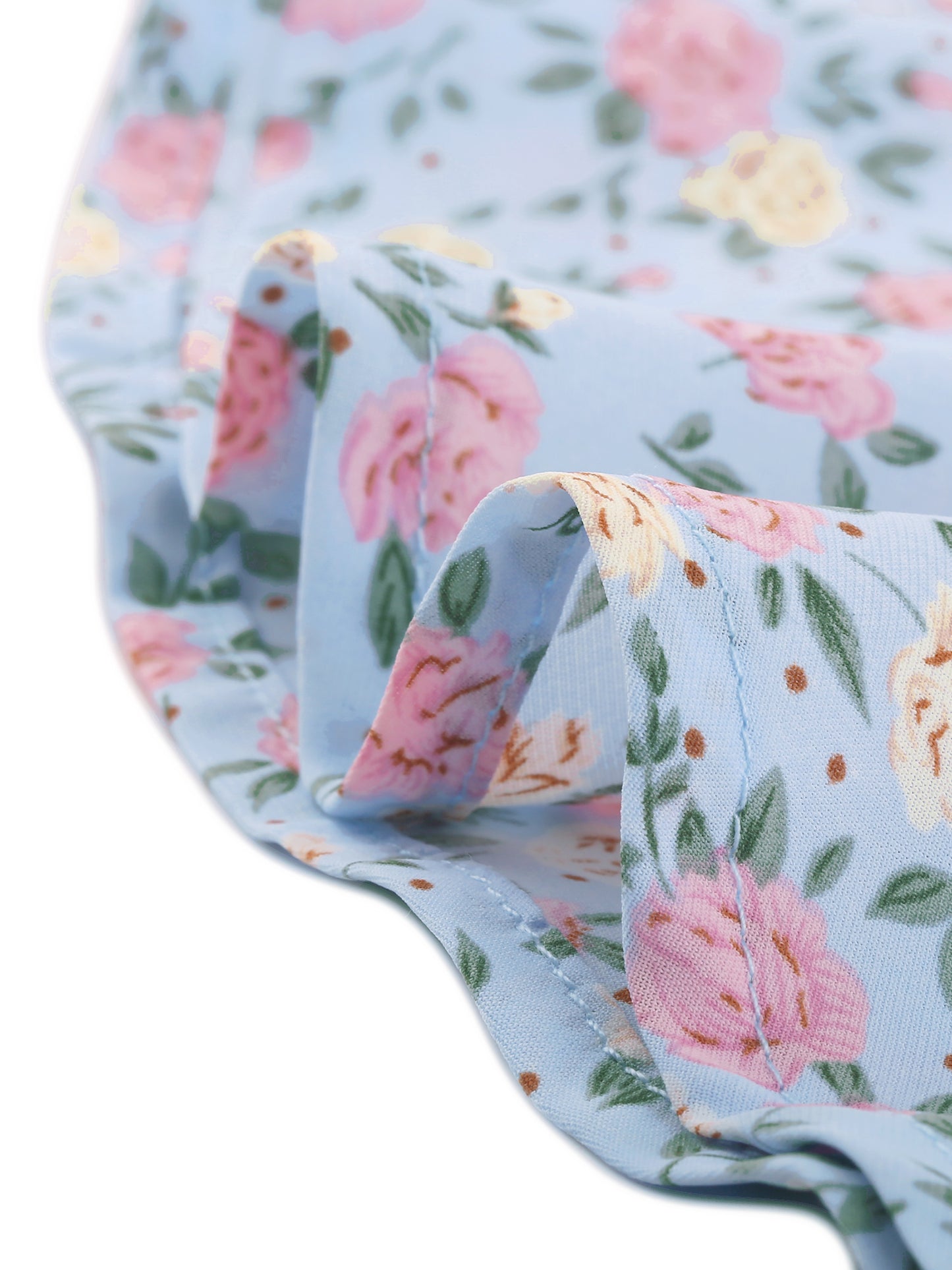 Faldas midi florales para mujer, de verano, con volantes, cintura alta, fluidas, corte A, con abertura hasta la rodilla