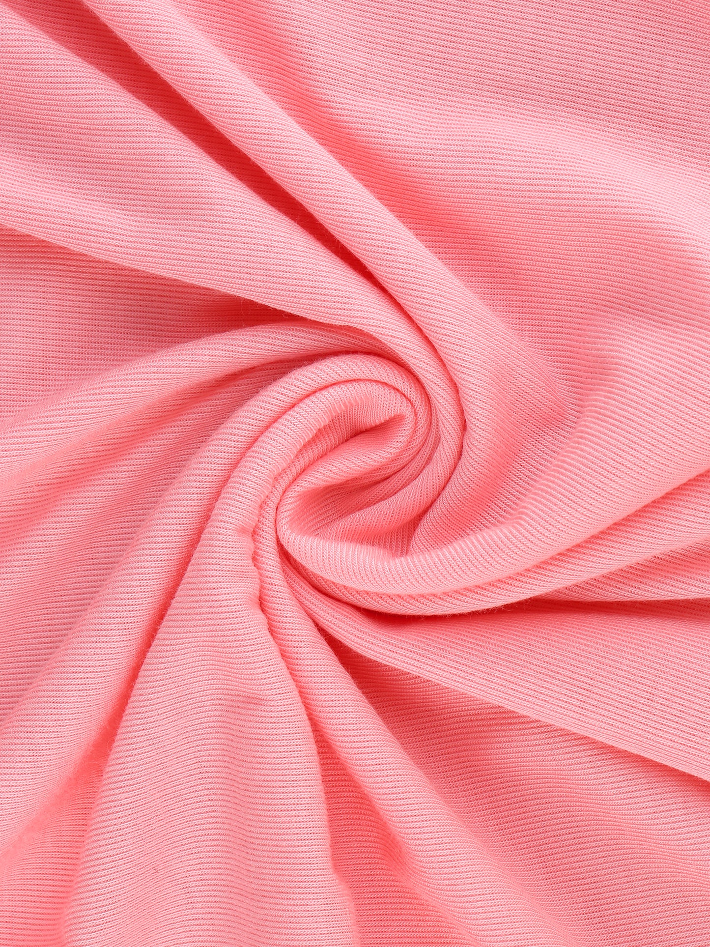 cheibear Pajama V Neck Lace Nightdress Stretchy Lounge Dress Pink