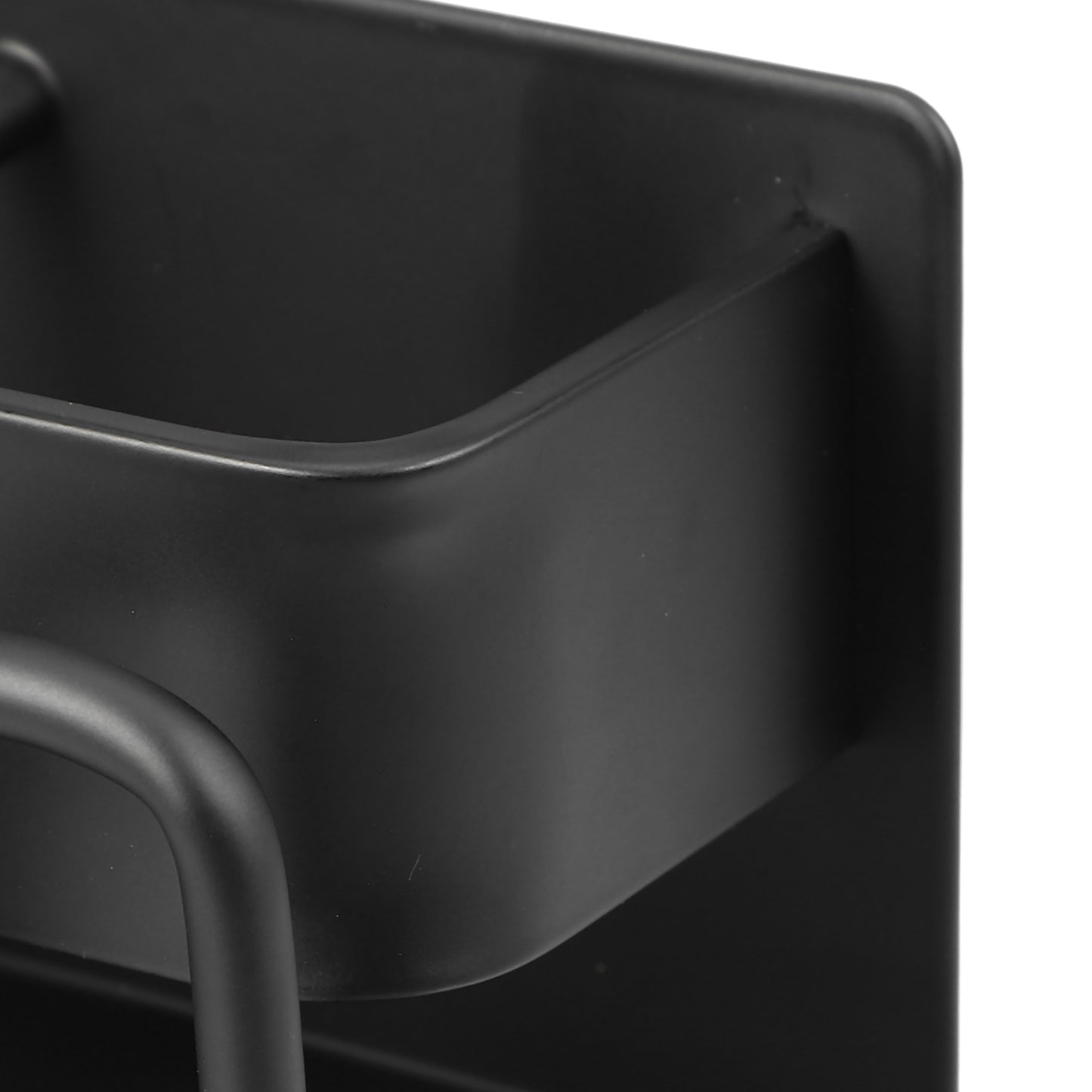 Wall Mounted Toothbrush Toothpaste Holders for Bathroom, 5.51"x2.87"x3.03" Black
