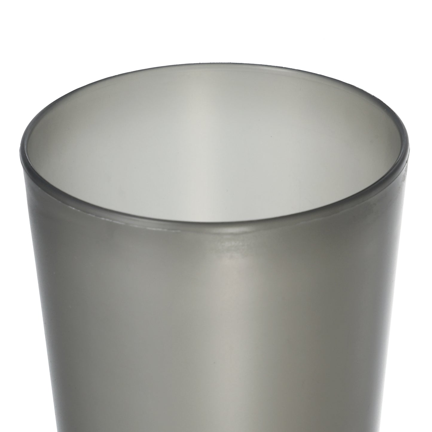 2 vasos de baño de polipropileno para cepillos de dientes, 11,4 x 7,6 cm, color gris y negro