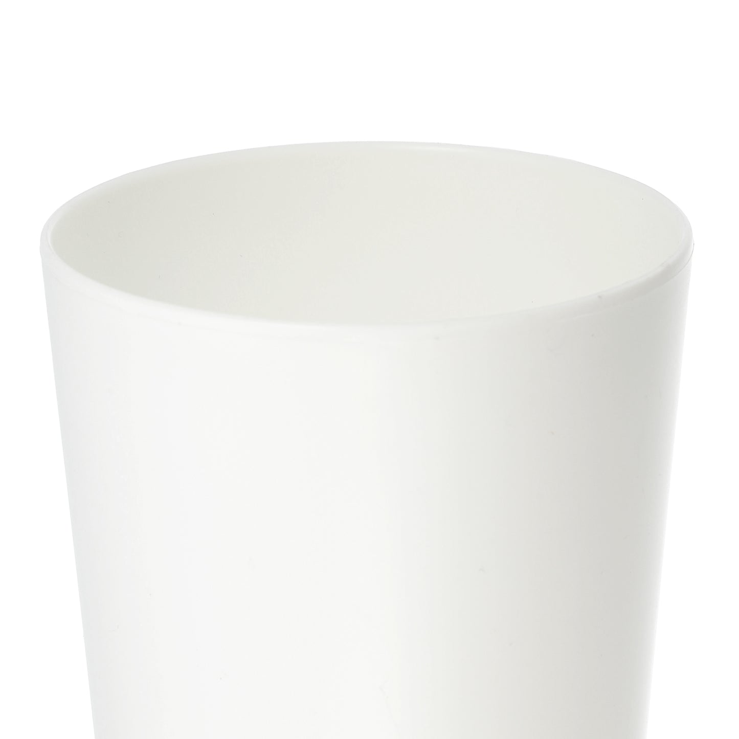 2 Pcs Solid Bathroom Toothbrush Tumblers PP Cup for Bathroom Kitchen, 4.52"x3.03" White