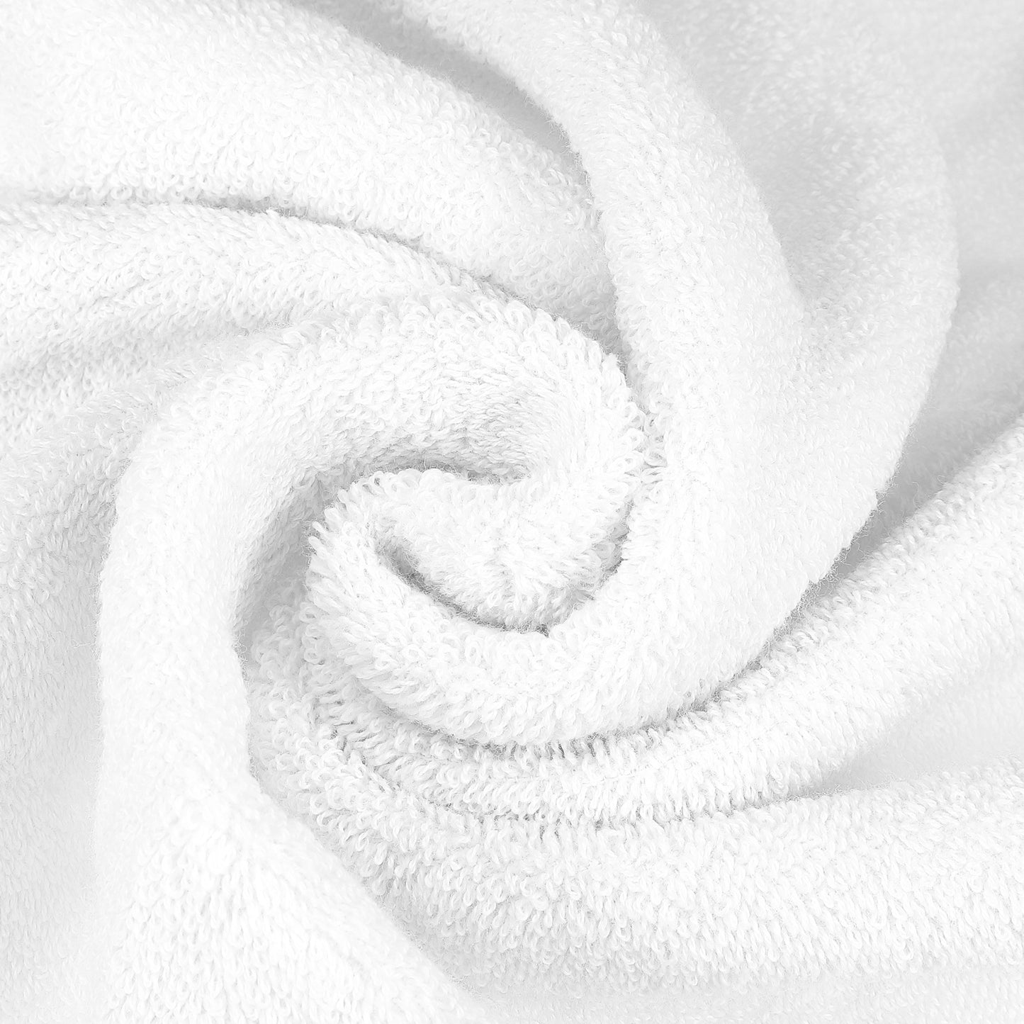 1 Pc Soft Absorbent Cotton Bath Towel, White, 55.12"x27.56"