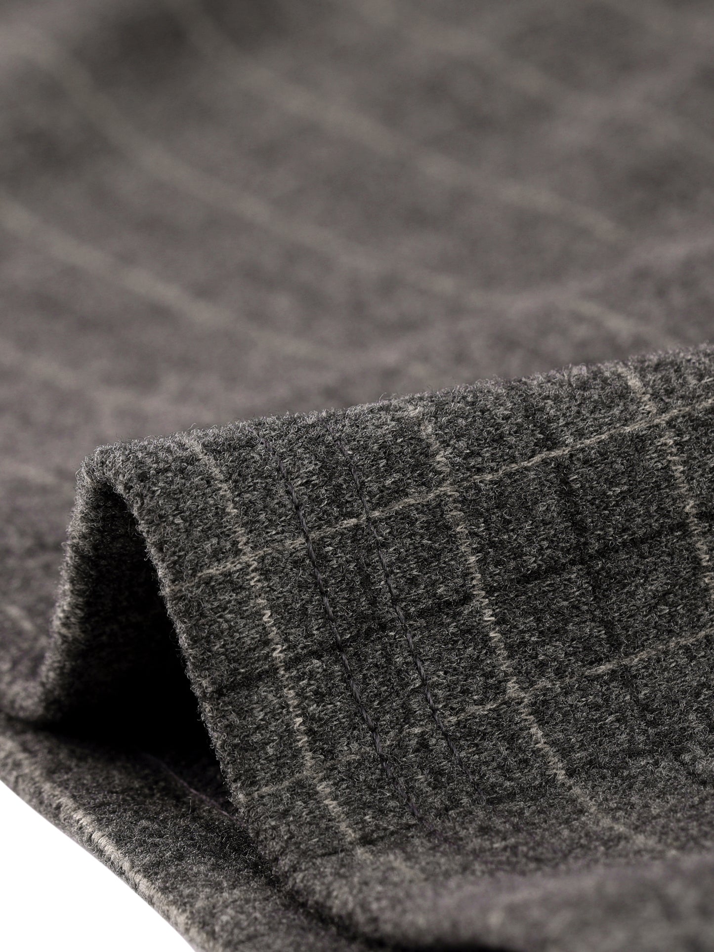 Women's Plaid Pencil Skirt High Waist Zipper Back Split Work Bodycon Midi Skirt