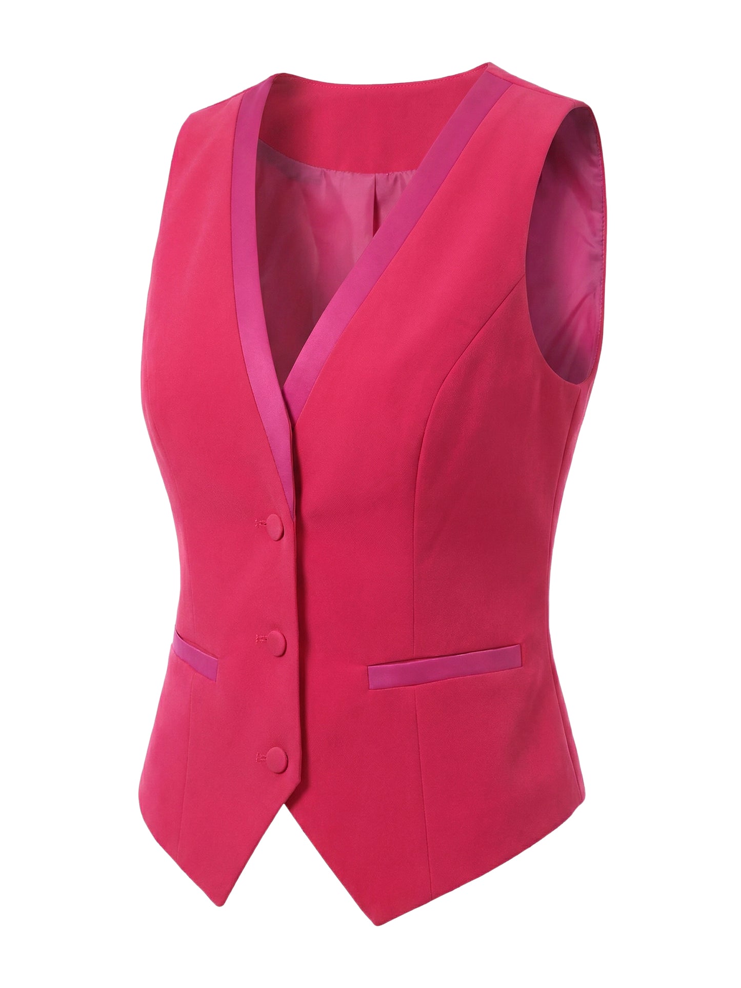 Women's Retro Sleeveless Steampunk Blazer Dressy Vest Velvet Suit Waistcoat (Available in Plus Size)