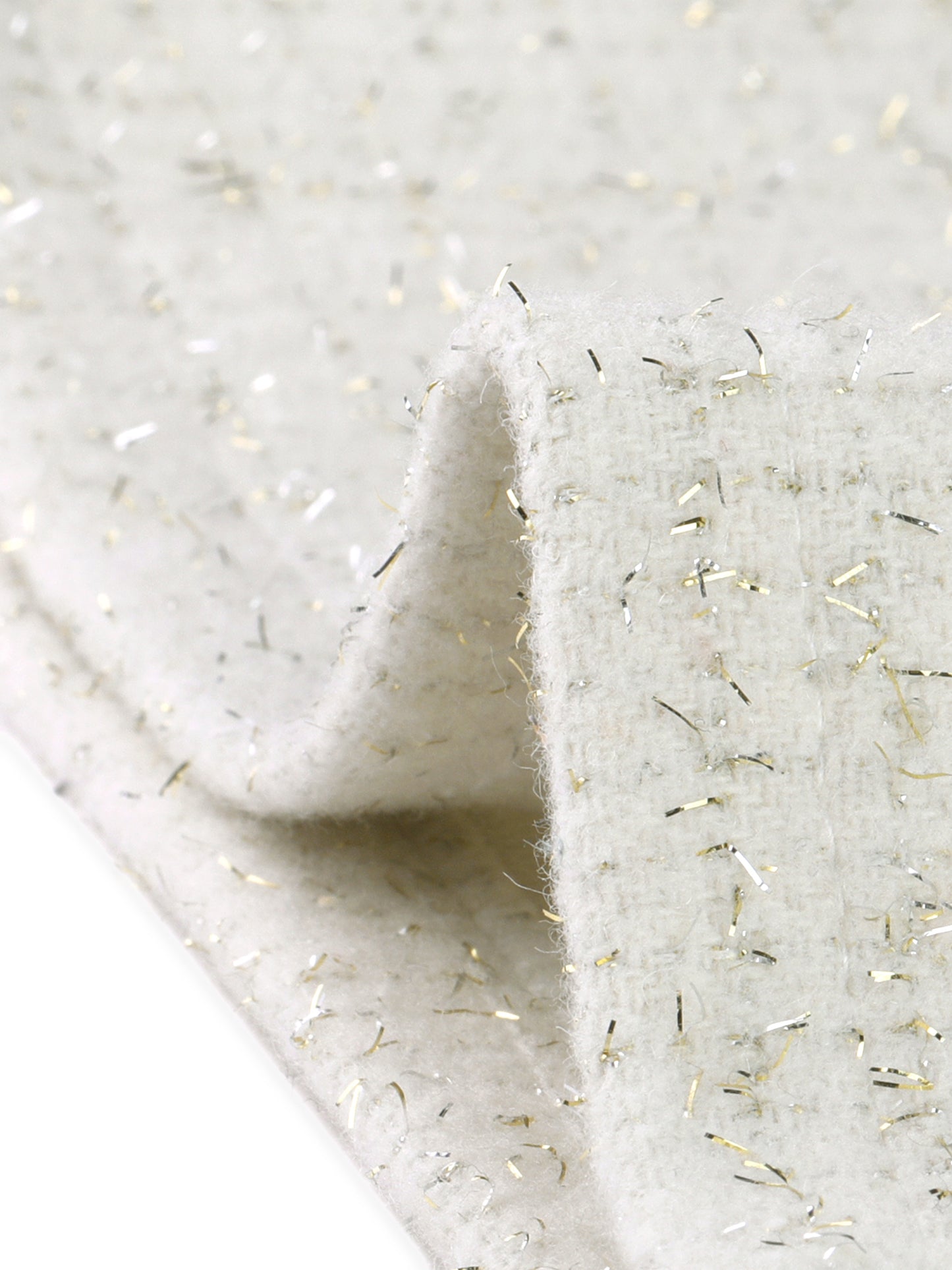 Women's Plaid Tweed High Waist Button Decor Shiny Business Elegant Midi Skirt