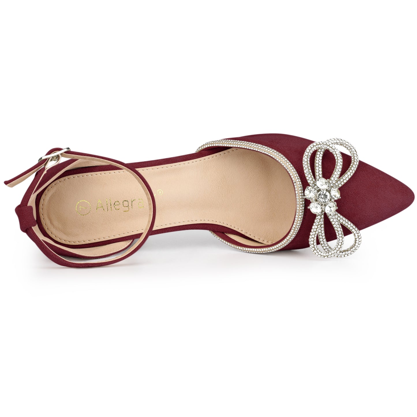 Women's Rhinestones Bow Wedding Shoes Stiletto Heel Sandals Pumps