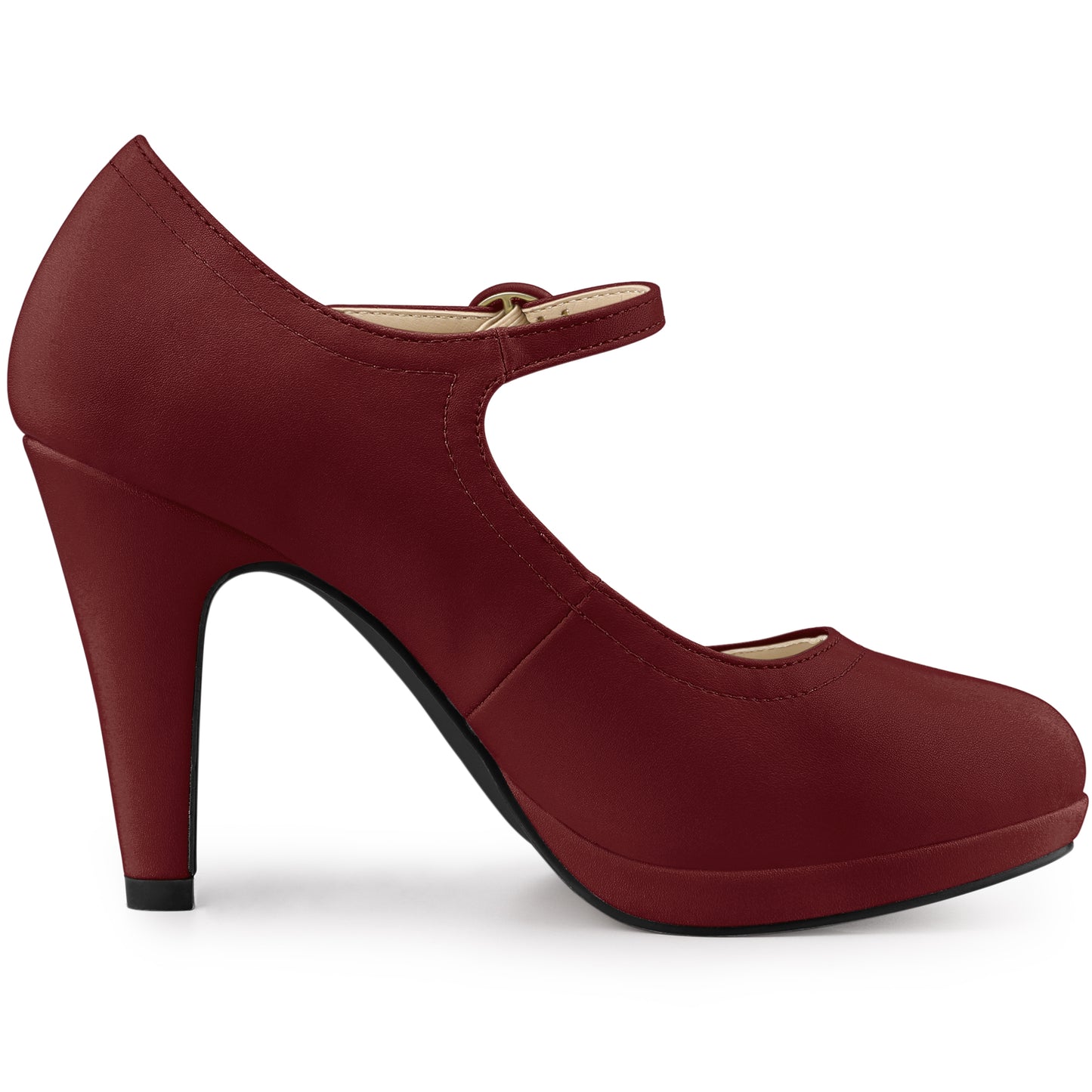 Women's Platform Ankle Strap Chunky Heel Sandals Pumps