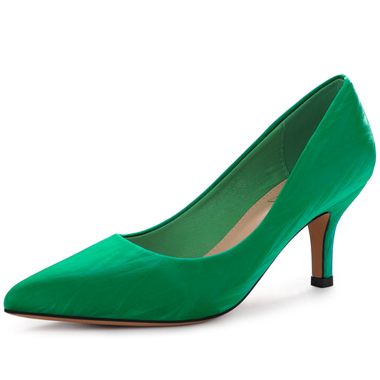 Zapatos de tacón alto con punta puntiaguda para mujer, color rojo, con estampado de hojas, para boda y vestido clásico.
