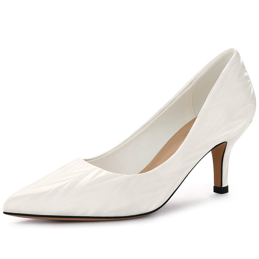 Zapatos de tacón alto con punta puntiaguda para mujer, color rojo, con estampado de hojas, para boda y vestido clásico.