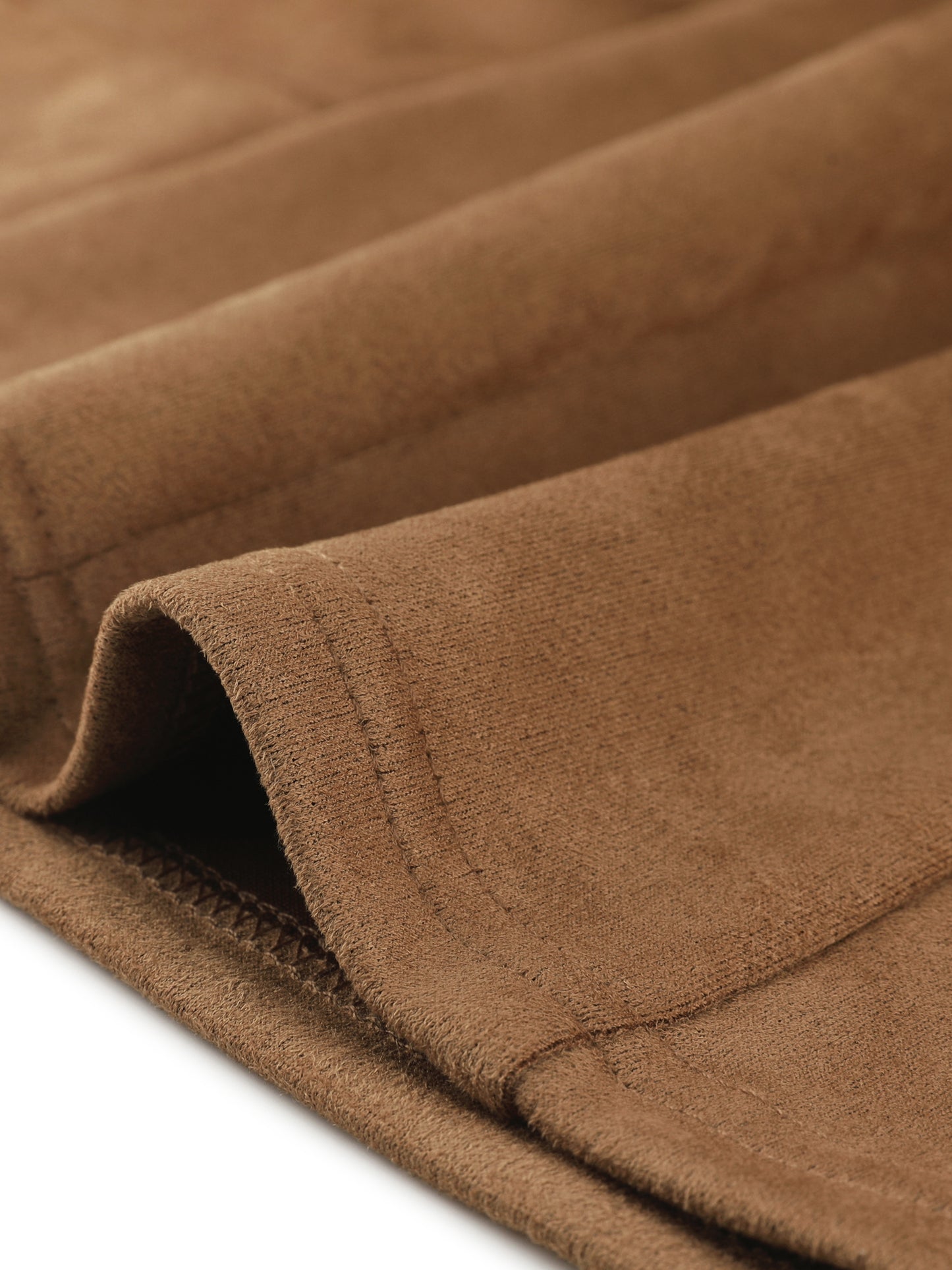 Women's Faux Suede Skirt High Waist Casual Belted Pencil Skirts