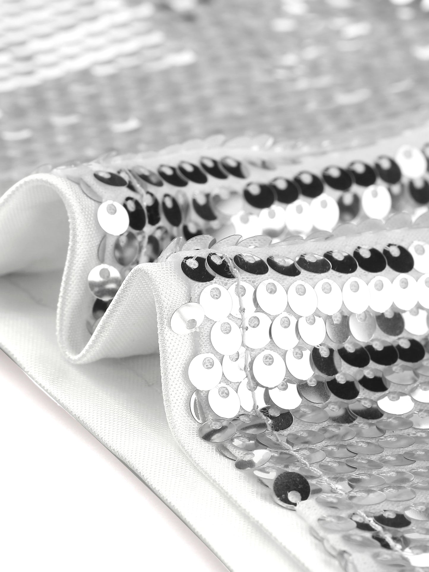 Women's Sequin Cami Top Spaghetti Strap Club Party Crop Tank Tops