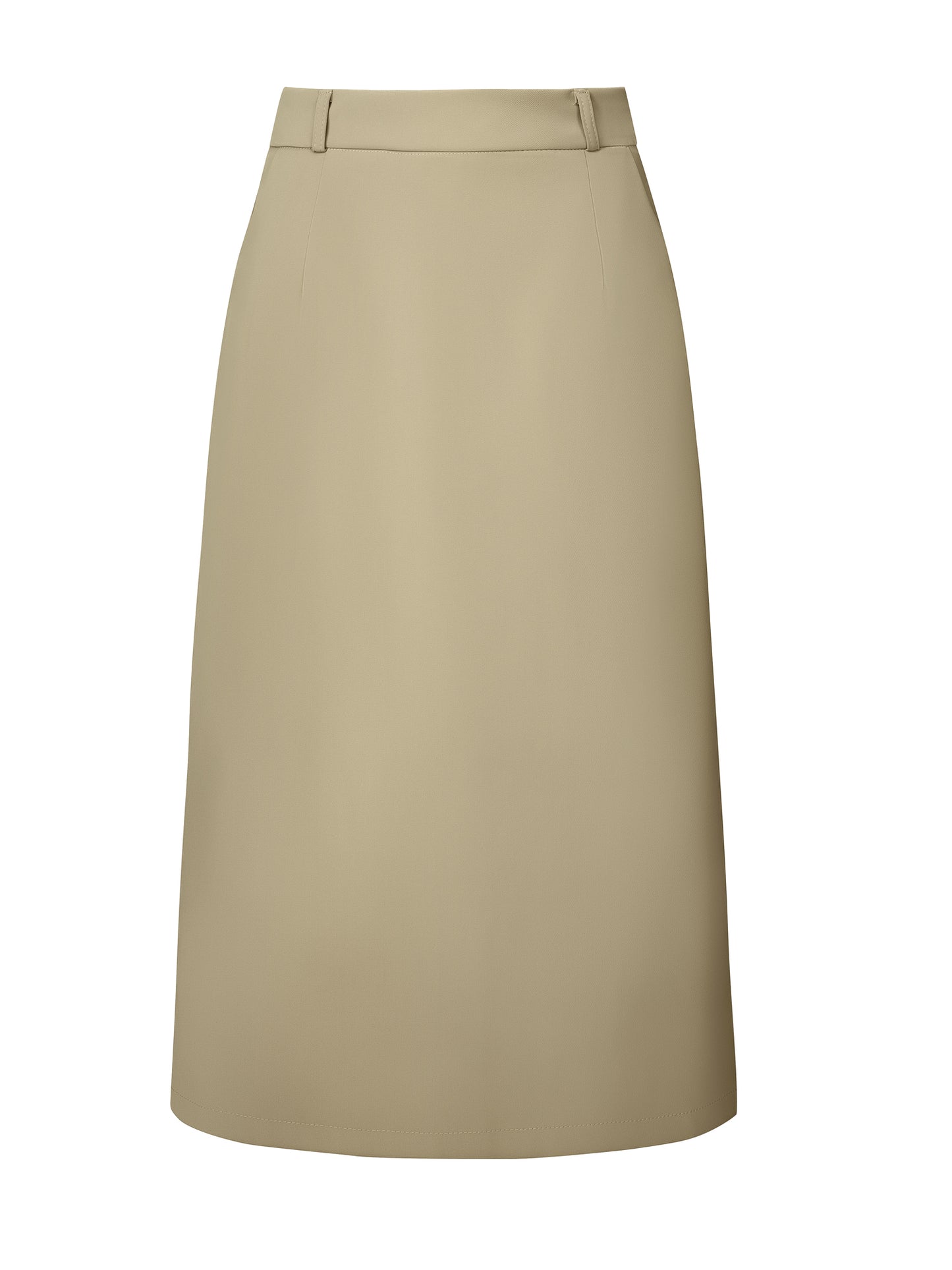 Women's Pencil Skirt High Waist Split Back Work Midi Skirts