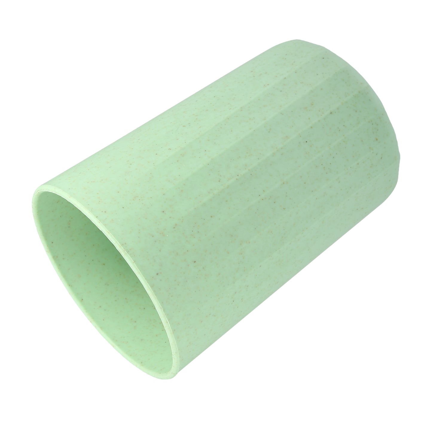 1 Pc Bathroom Tumbler, Wheat Straw Cup for Bathroom 4.09"x2.80" Green