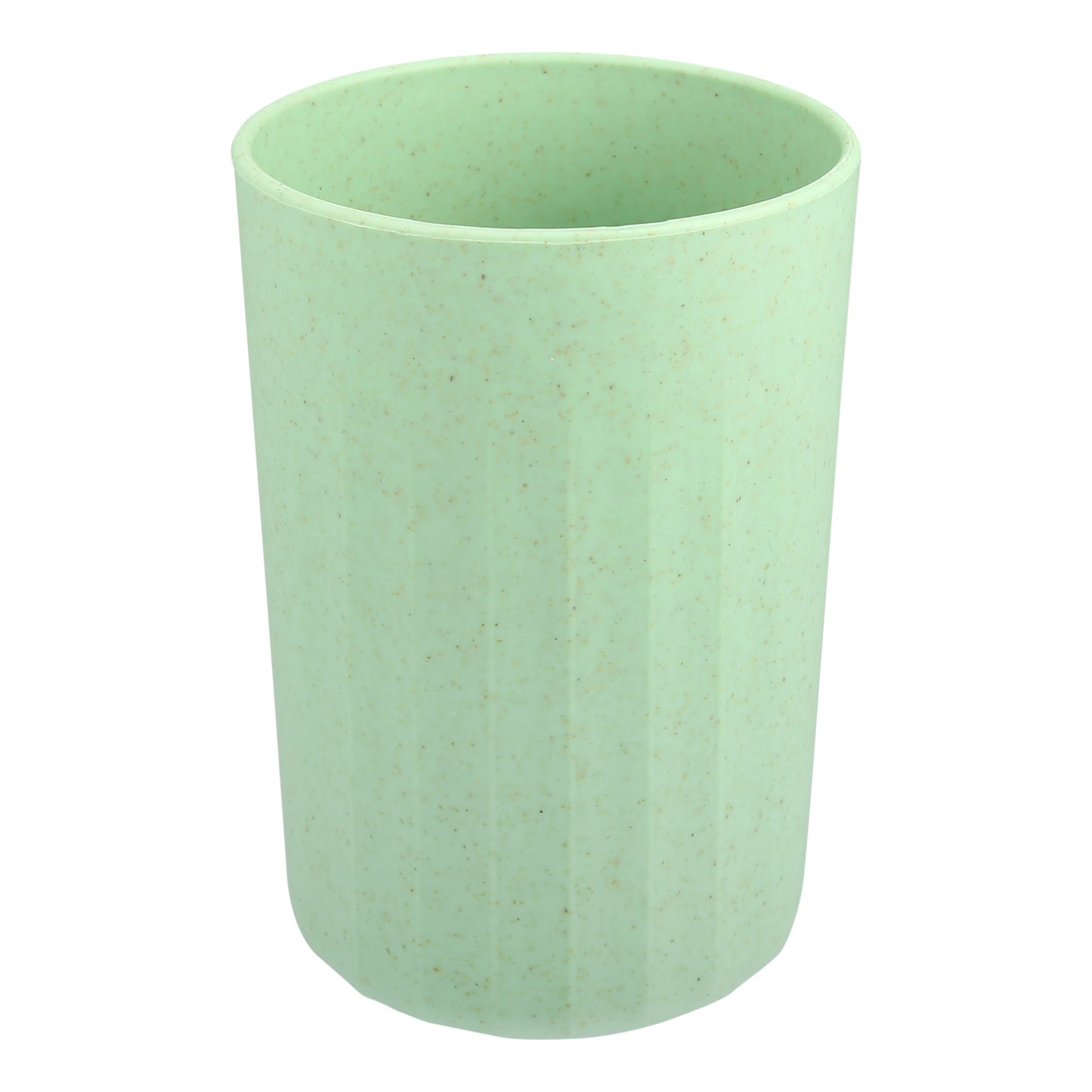 1 Pc Bathroom Tumbler, Wheat Straw Cup for Bathroom 4.09"x2.80" Green