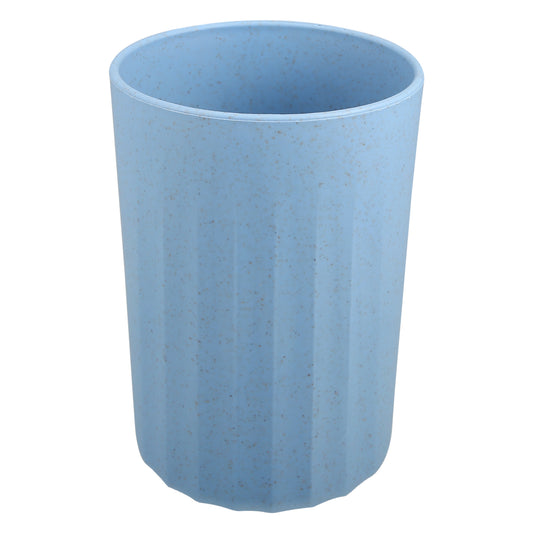 1 Pc Bathroom Tumbler, Wheat Straw Cup for Bathroom 4.09"x2.80" Blue