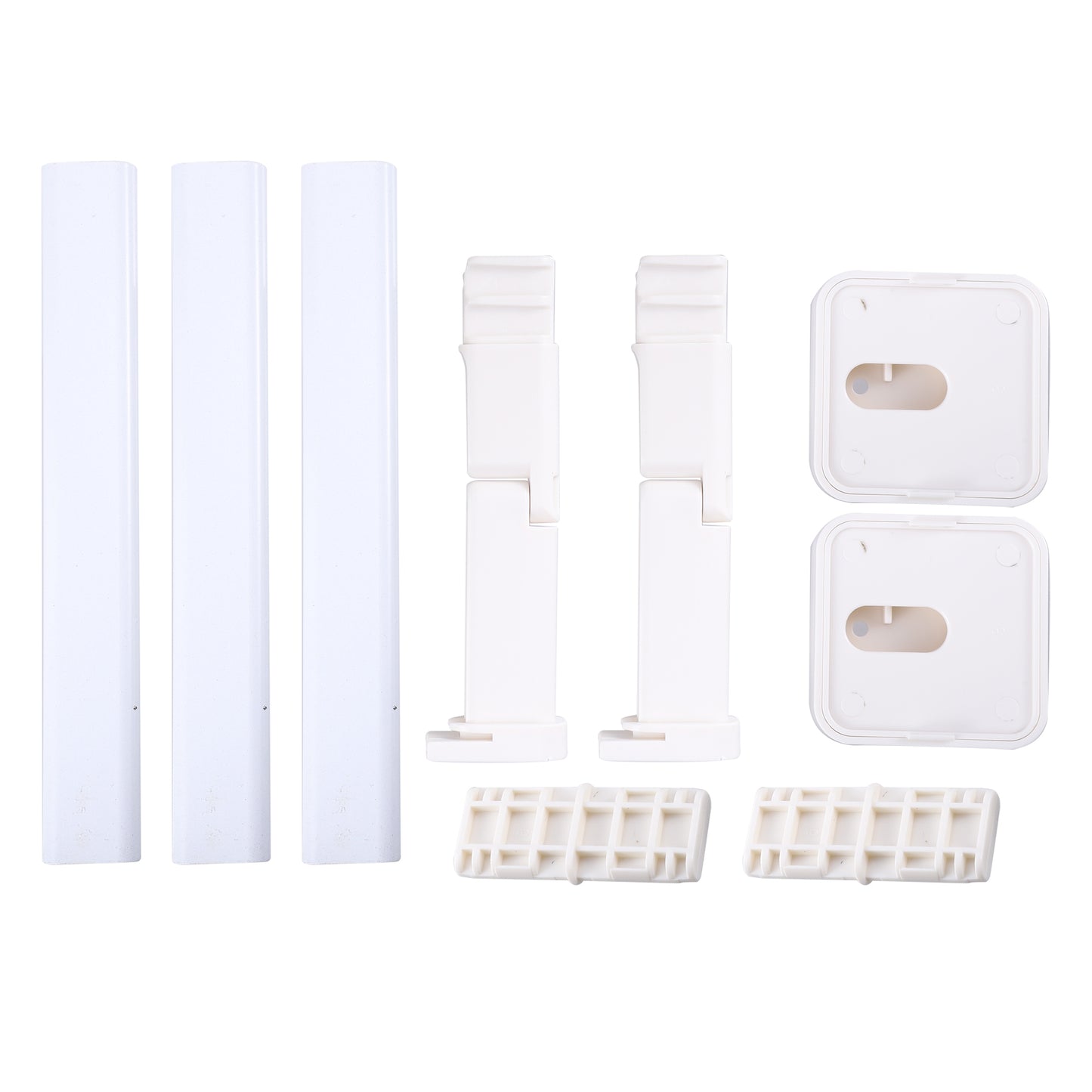 1 Set Wall Mounted Towel Rack Organizer, No Drill for Bathroom, 27.56"x2.95"x2.36" White