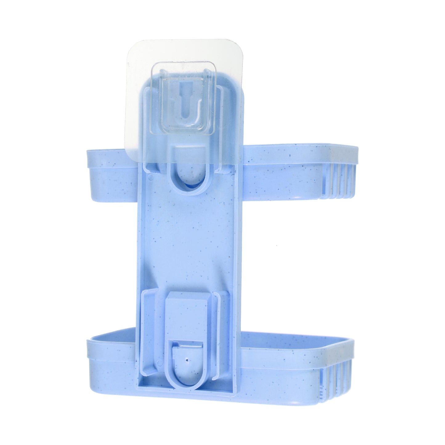 1 Pc Plastic Soap Dish Drill Free Soap Holder for Bathroom Blue