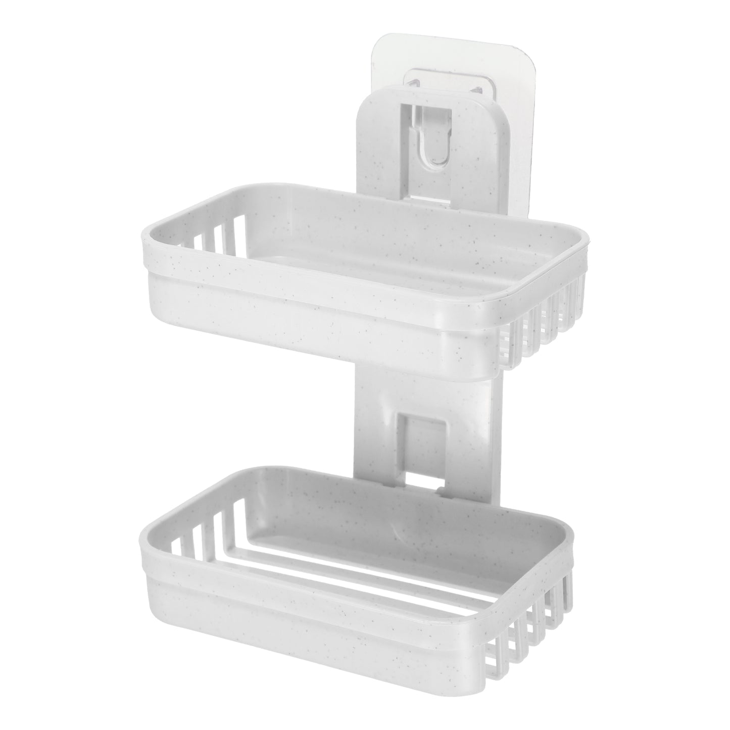 1 Pc Plastic Soap Dish Drill Free Soap Holder for Bathroom Beige