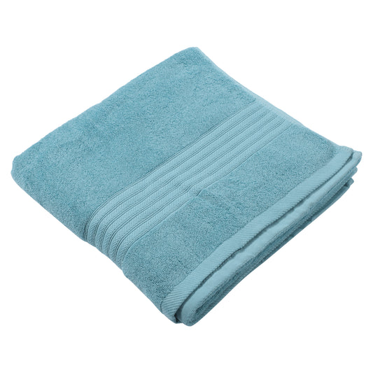 1 Pc Classic Soft Absorbent Cotton Bath Towel, Green 55.12"x27.17"