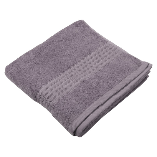 1 Pc Classic Soft Absorbent Cotton Bath Towel, Purple 55.12"x27.17"
