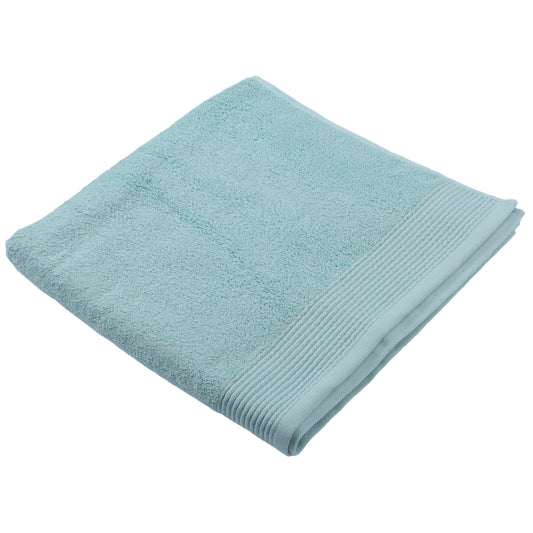 1 Pc Soft Absorbent Cotton Bath Towel Classic Design, Green 59.06"x28.35"
