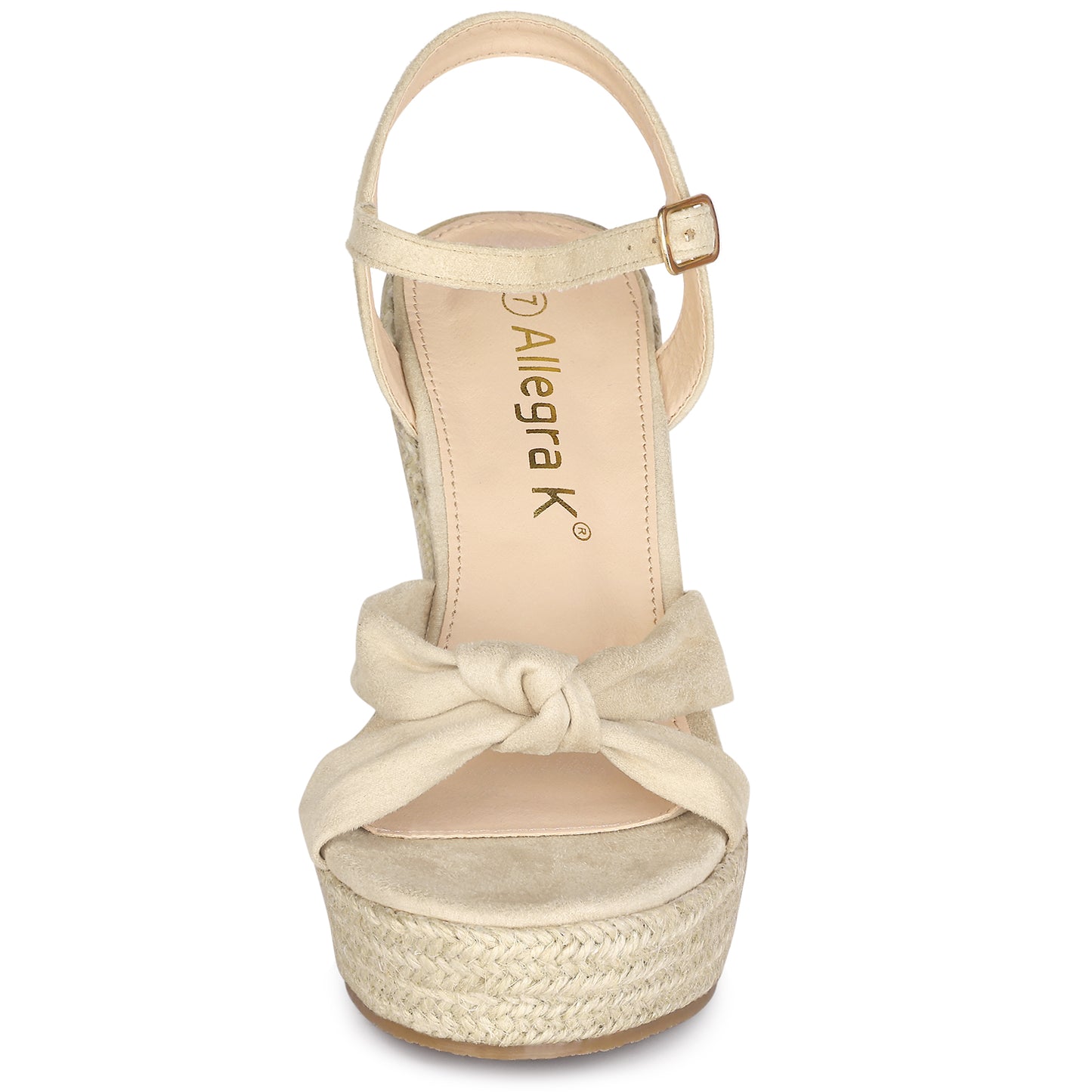Women's Platform Slingback Espadrille Wedge Heel Sandals