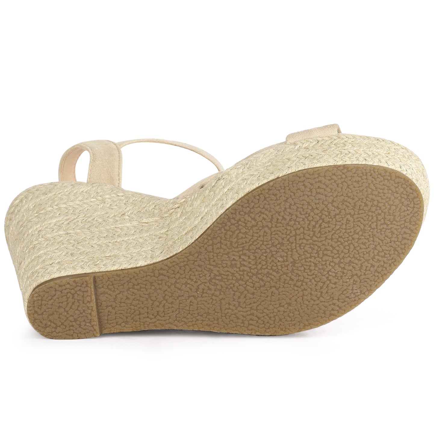 Women's Platform Slingback Espadrille Wedge Heel Sandals