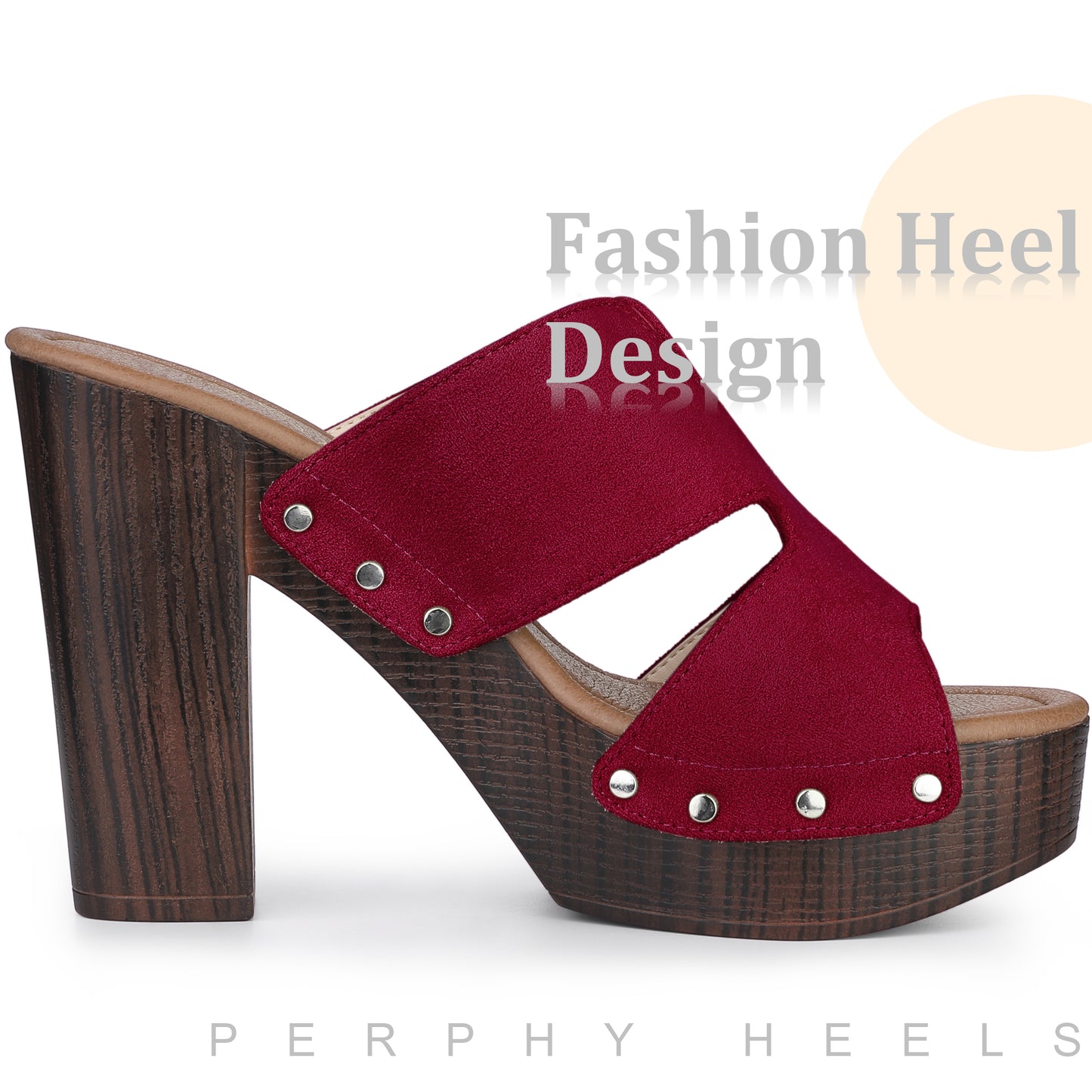 Sandalias de plataforma con tacón alto y plataforma para mujer