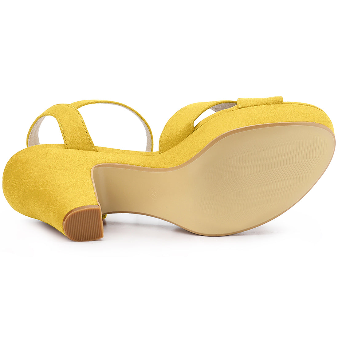 Women's Platform Chunky Heel Slingback Sandals
