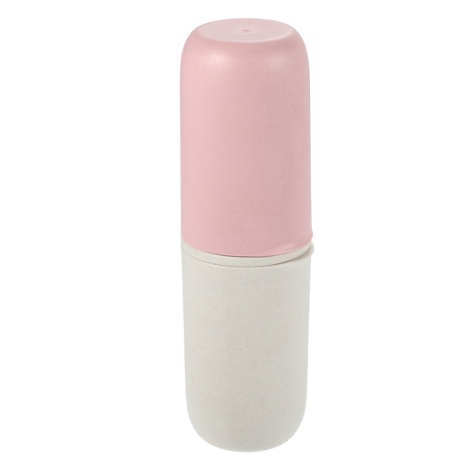 1 Pc Portable Traveling Toothbrush Holders Case, 7.87"x2.48"x2.36" Pink