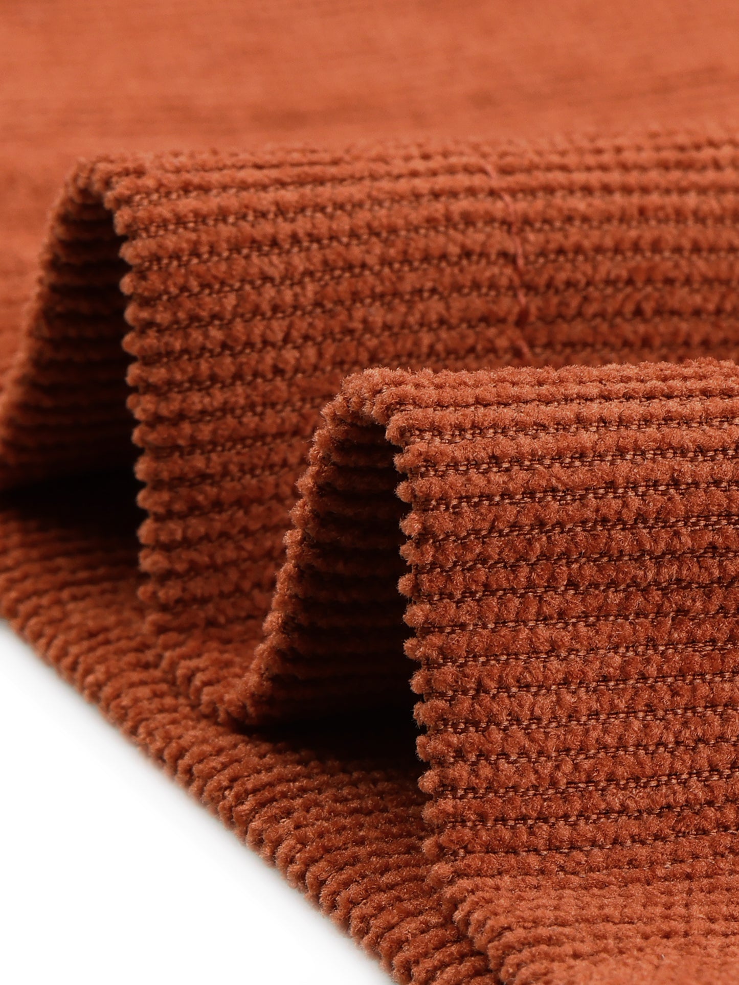 Women's High Waist Elastic Back A-Line Belted Winter Fall Midi Corduroy Skirt