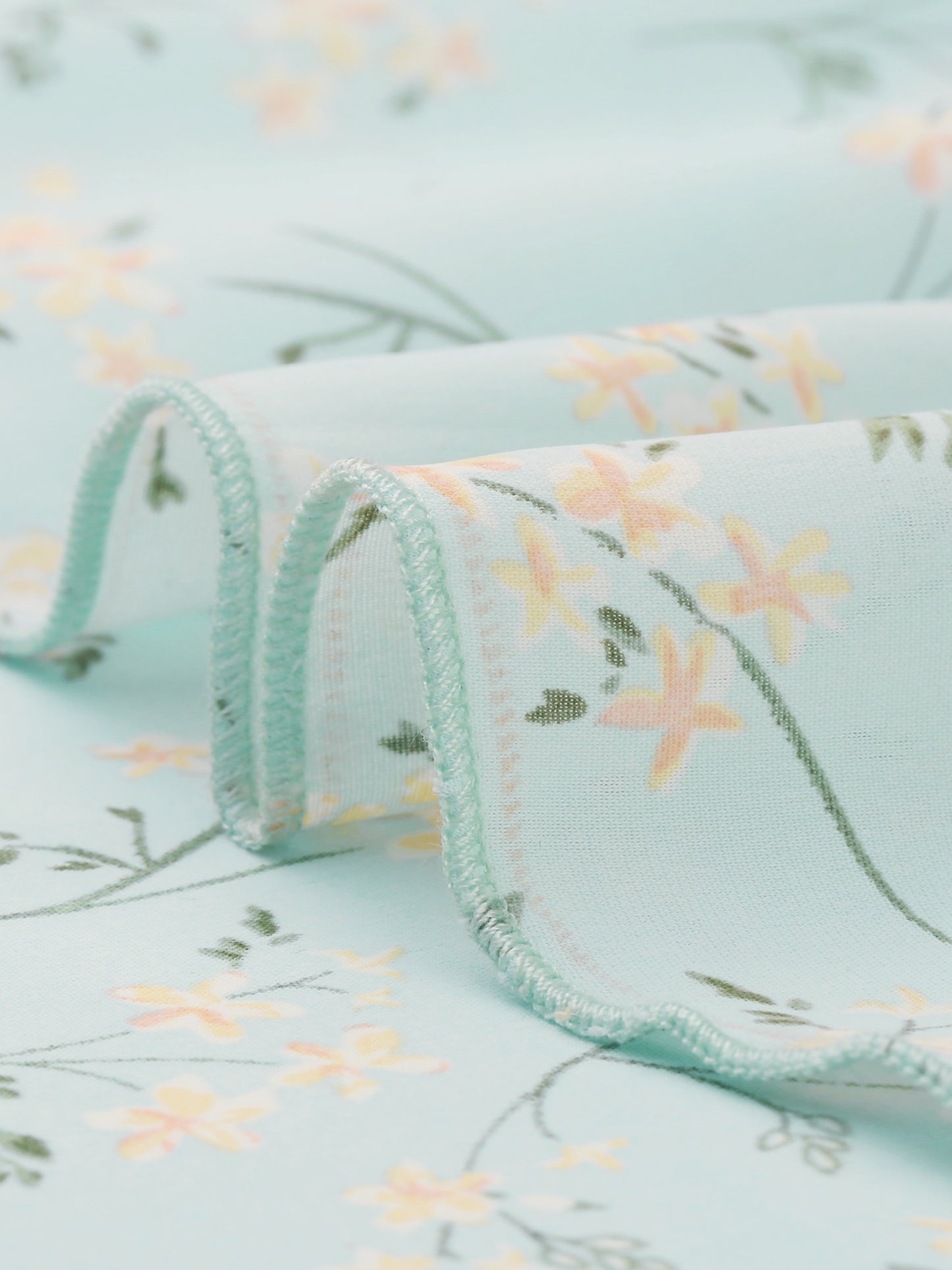 Women's Floral Maxi Skirts Elastic Waist Layered Ruffle High Low Hem Long Skirt