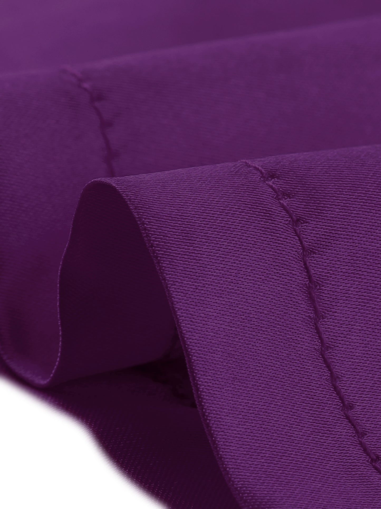 cheibear Pajama Loungewear Tops and Capri Pants Satin Sets Purple