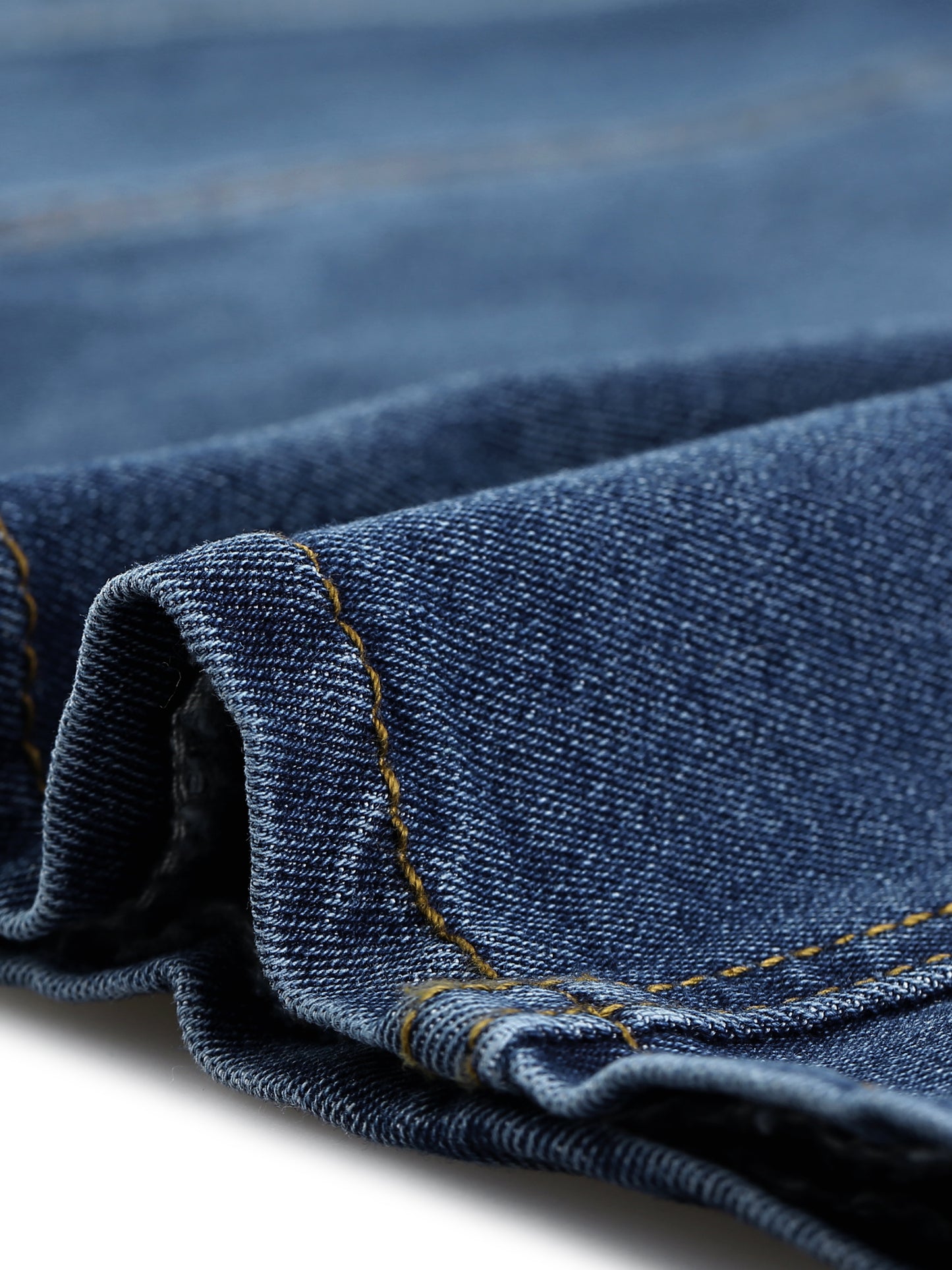 Women Plus Size Denim Skirt Casual A-line Jean Buttons Decor Faux Pockets Mini Skirt
