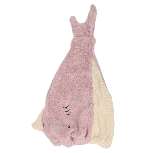 Teenager Hair Drying Towel Cute Cartoon Absorbent Dry Cap Towel Pink