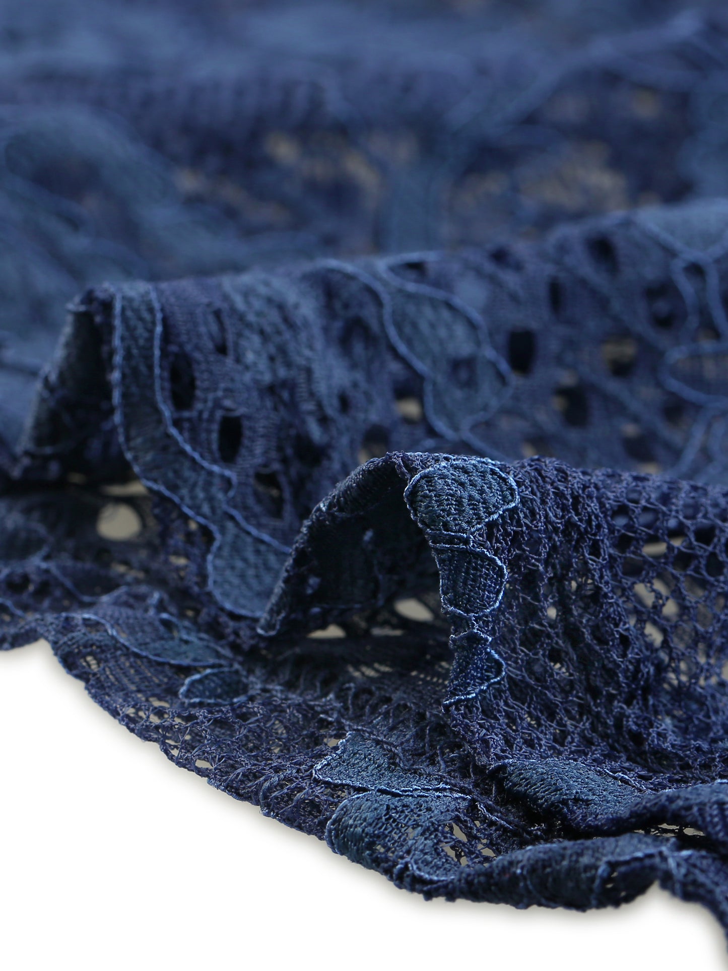 Women's Elegant Work Knee Length Bodycon Fishtail Lace Pencil Skirt