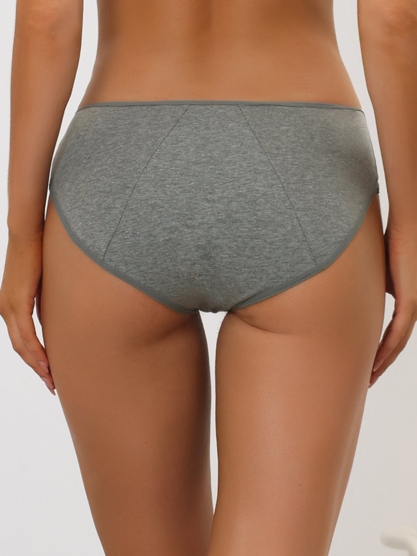 [PACK SALES] Women's 5 Pieces Underwear Mid-Rised Hipster Panties (Available in Plus Size)