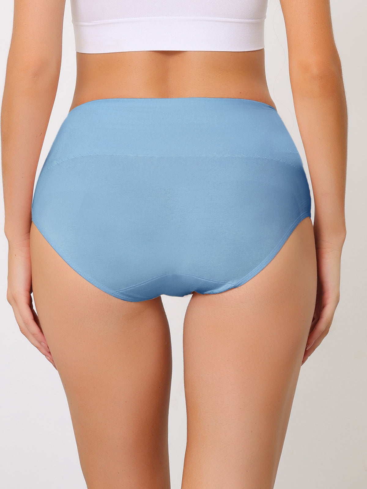 [PACK SALES] Women 5 Pieces High Waist Shaping Underwear Panties Breathable Brief