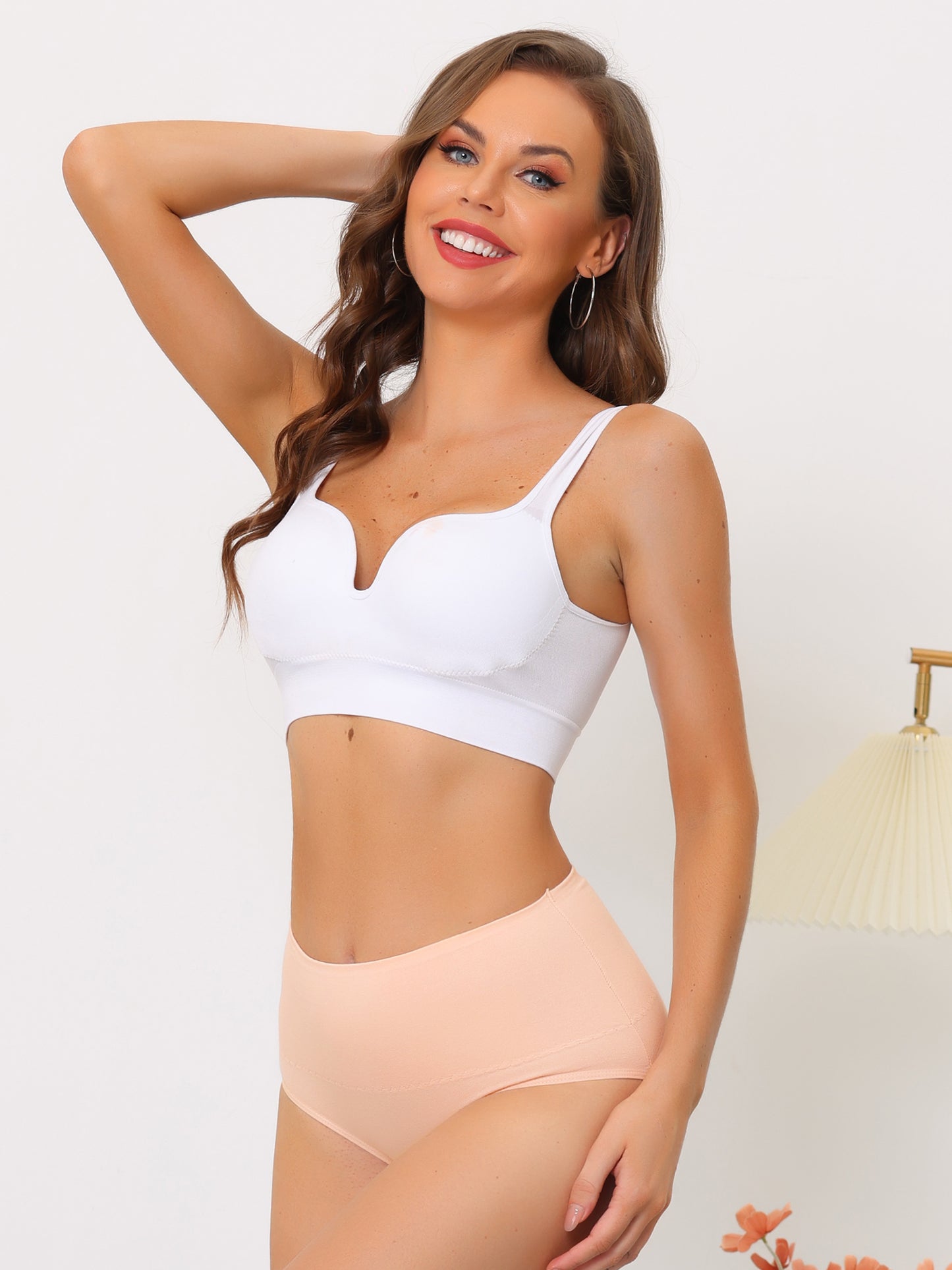 [PACK SALES] Women's 2 Pieces High Waist Shaping Underwear Panties Brief