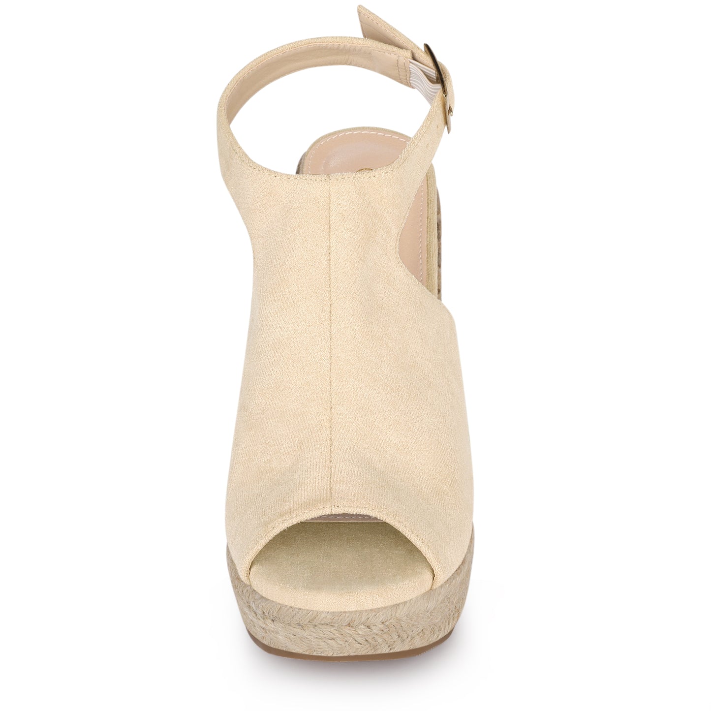 Women's Peep Toe Slingback Platform Espadrilles Wedge Heels Sandals