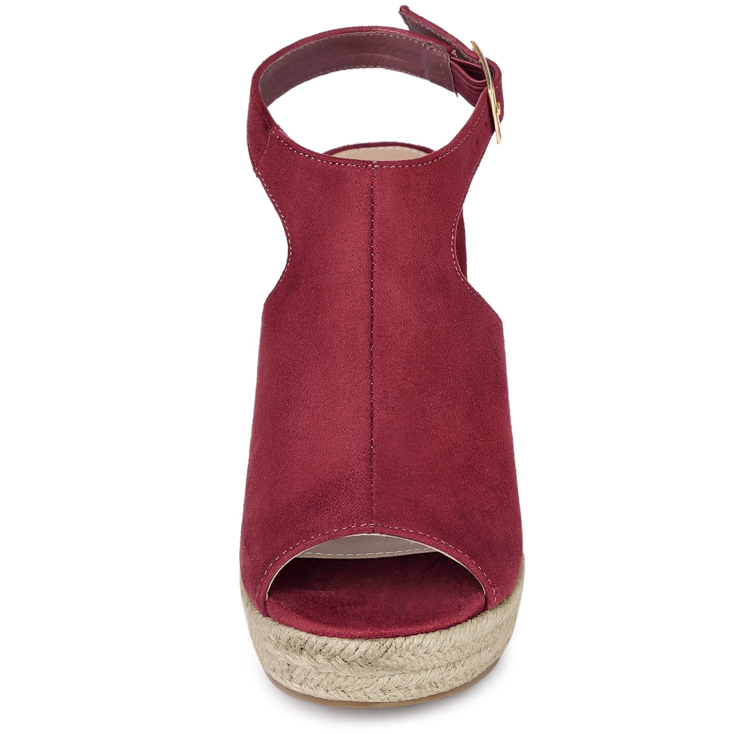 Women's Peep Toe Slingback Platform Espadrilles Wedge Heels Sandals