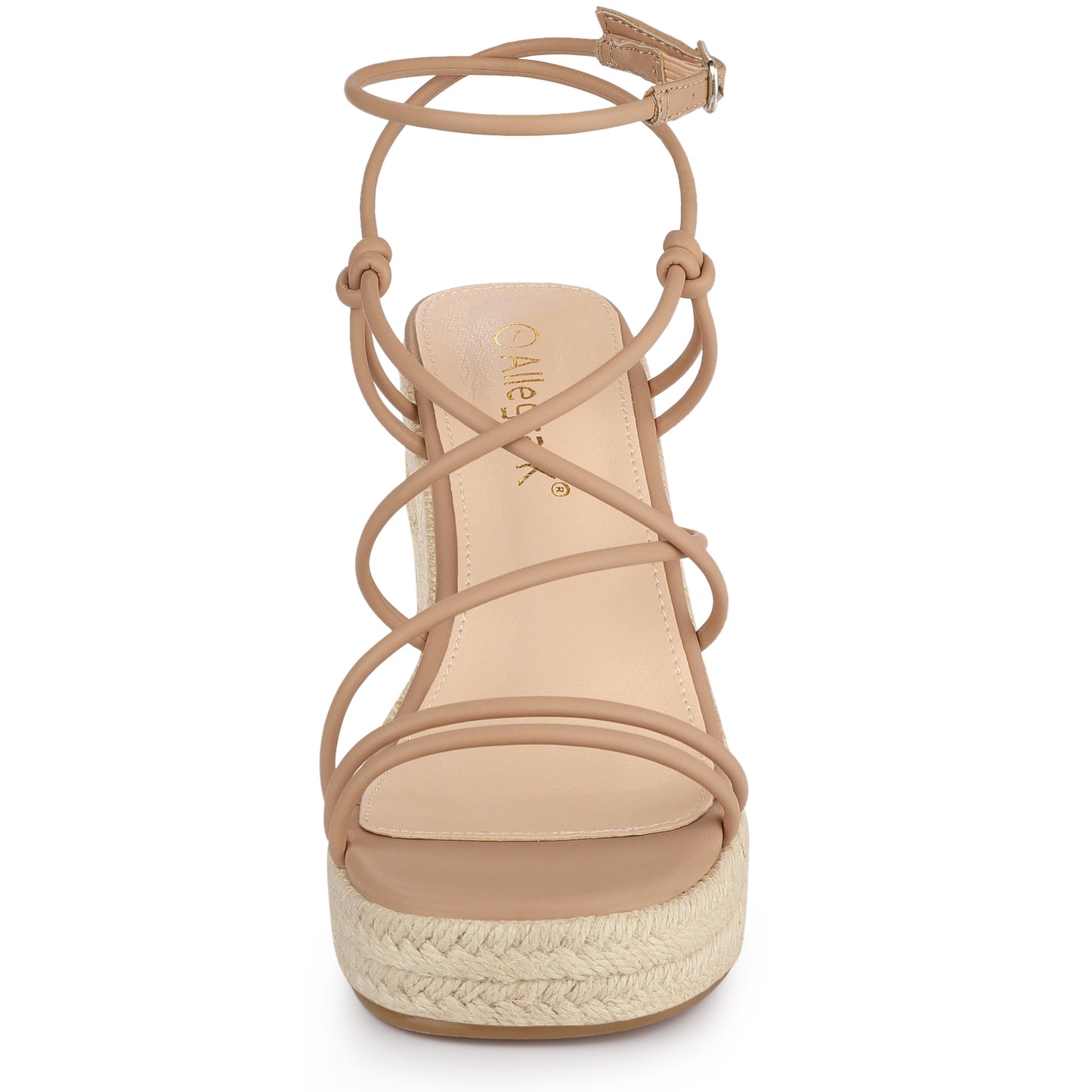 Women's Platform Strappy Wedges Heel Espadrille Wedge Sandals