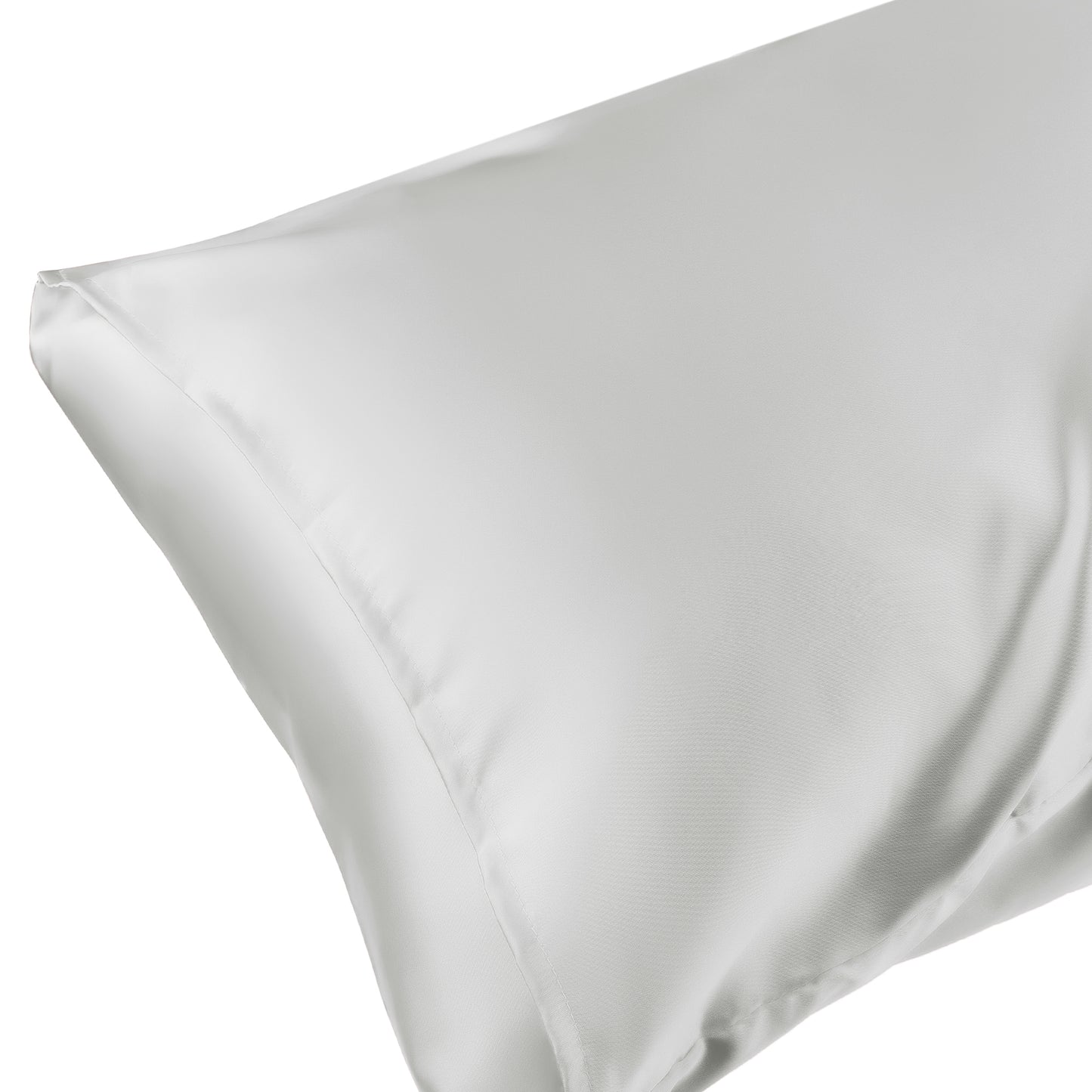 Satin Pillowcase for Hair and Skin Breathable and Soft Set of 2 with Envelope Closure