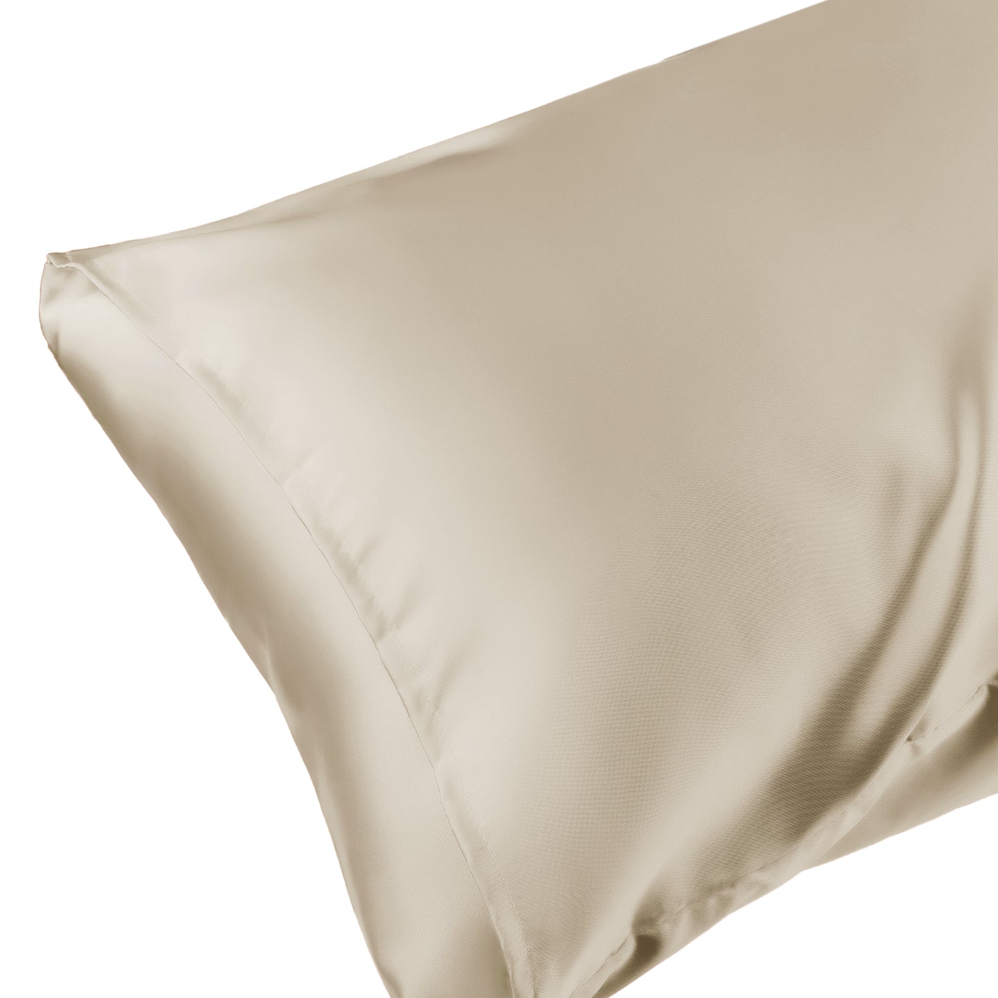 Satin Pillowcase for Hair and Skin Breathable and Soft Set of 2 with Envelope Closure