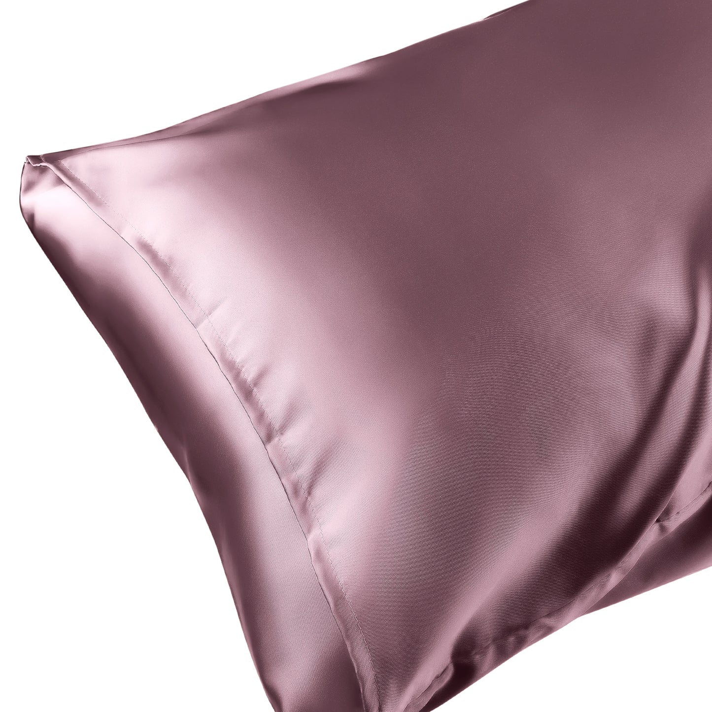 Satin Pillowcase for Hair and Skin Breathable and Soft Set of 2 with Envelope Closure