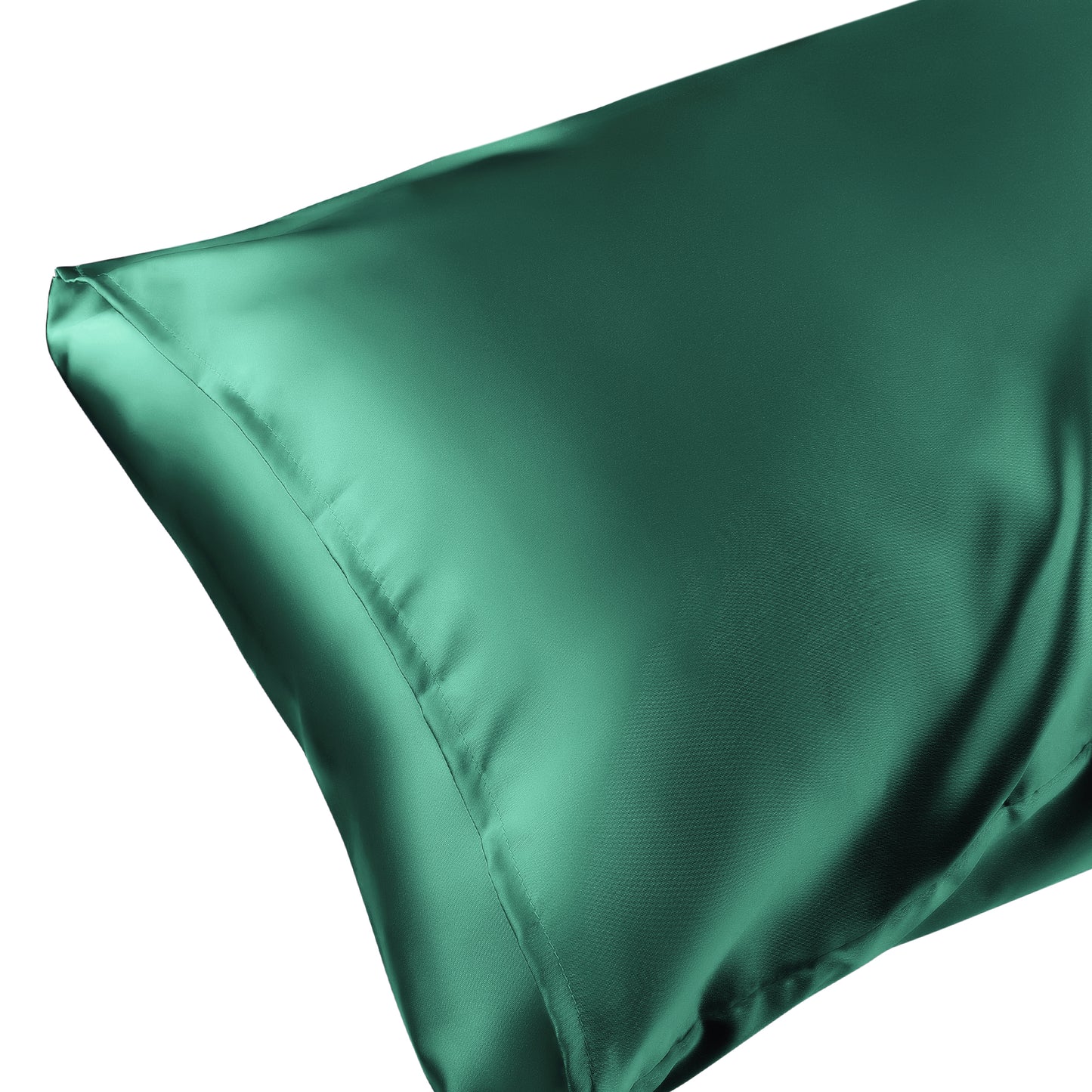 Satin Pillowcase for Hair and Skin Breathable and Soft Set of 2 with Envelope Closure