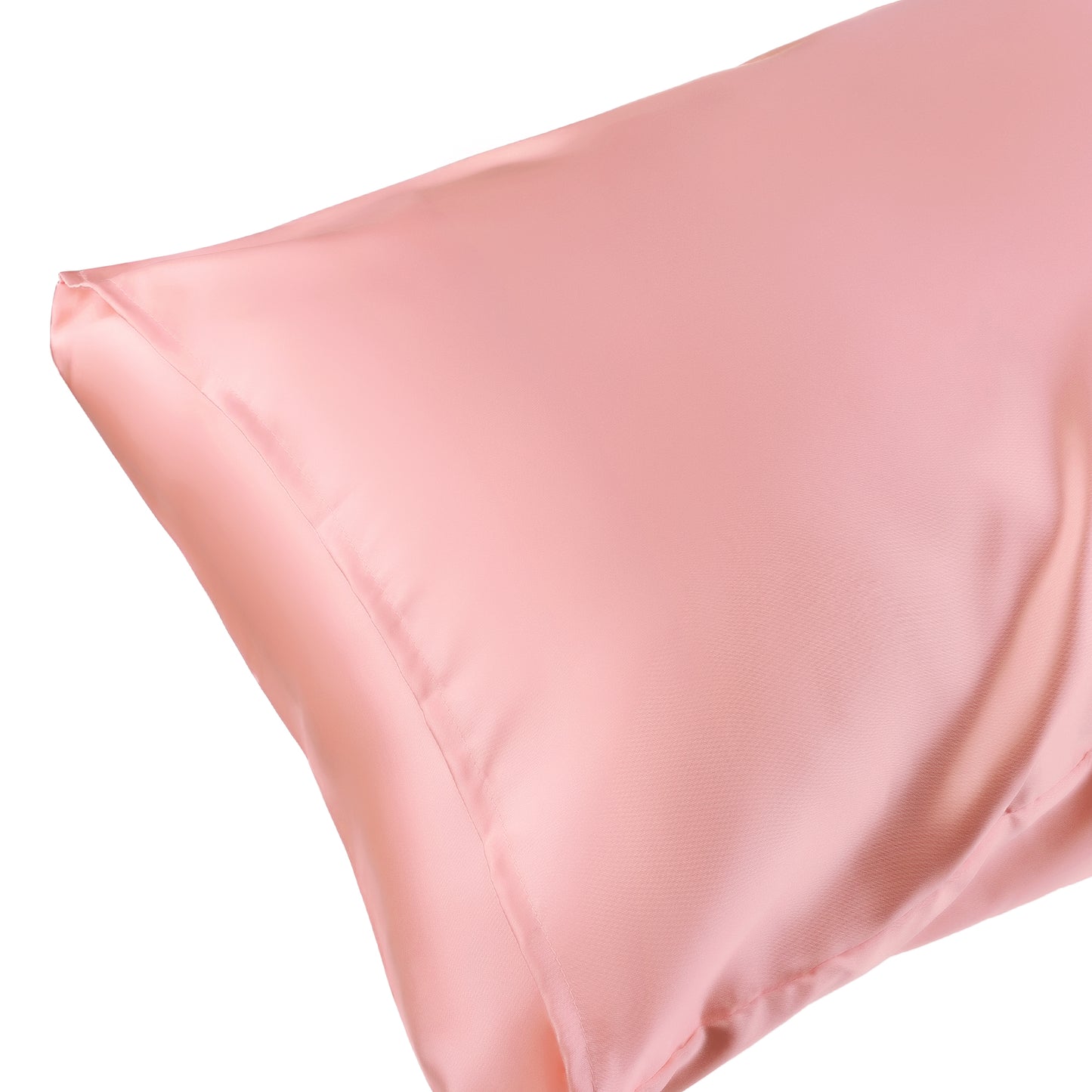 Satin Pillowcase for Hair and Skin Breathable and Soft Set of 2 with Envelope Closure