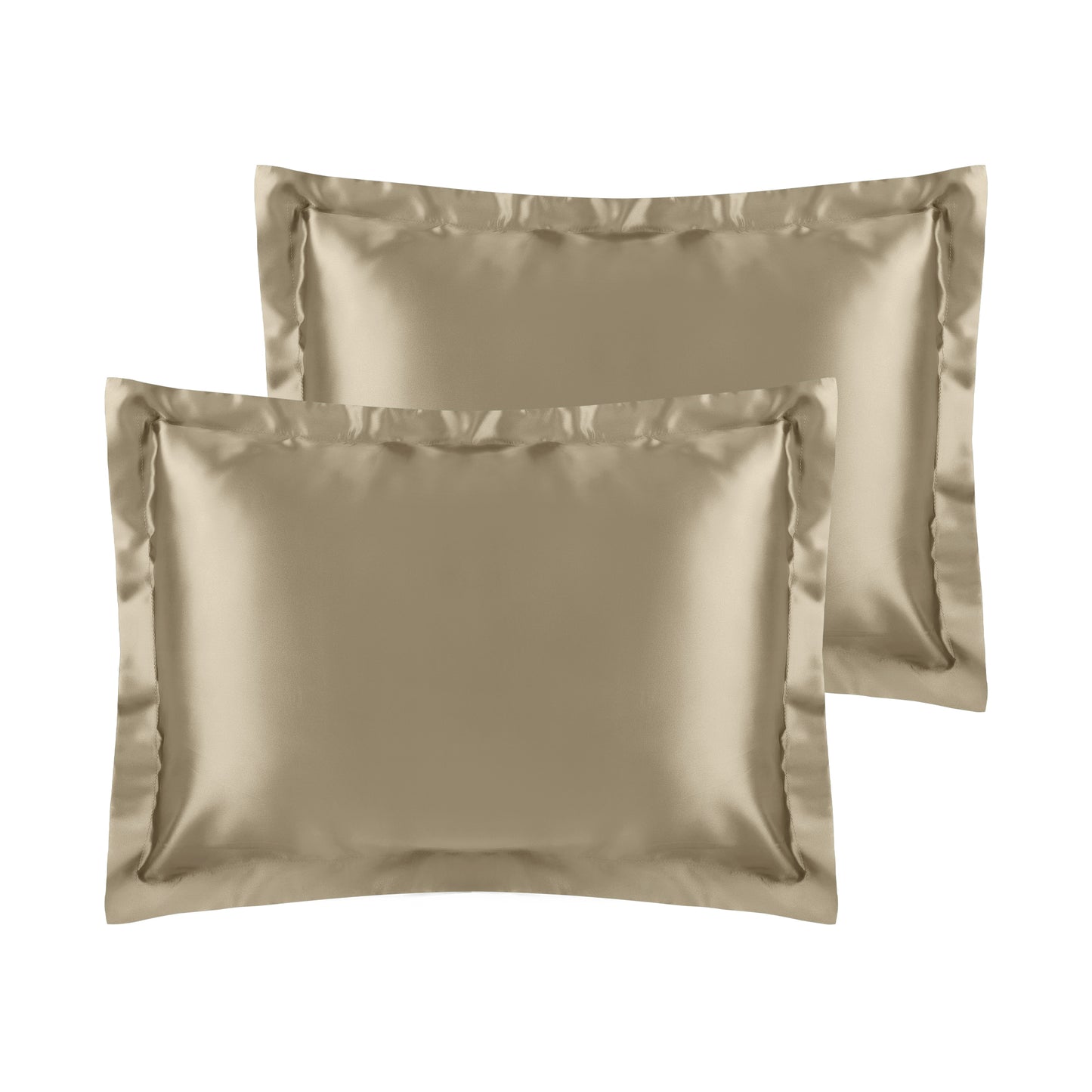 Satin Pillowcase for Hair and Skin Soft and Smooth Set of 2 with Envelope Closure