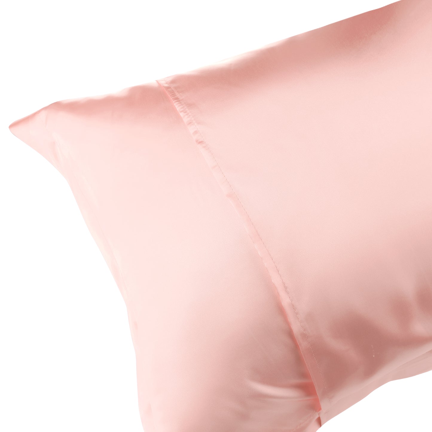 Satin Pillowcase for Hair and Skin Soft and Smooth Set of 2 with Envelope Closure